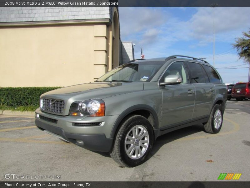 Willow Green Metallic / Sandstone 2008 Volvo XC90 3.2 AWD