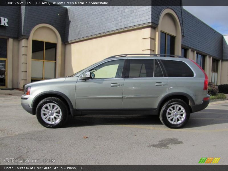 Willow Green Metallic / Sandstone 2008 Volvo XC90 3.2 AWD