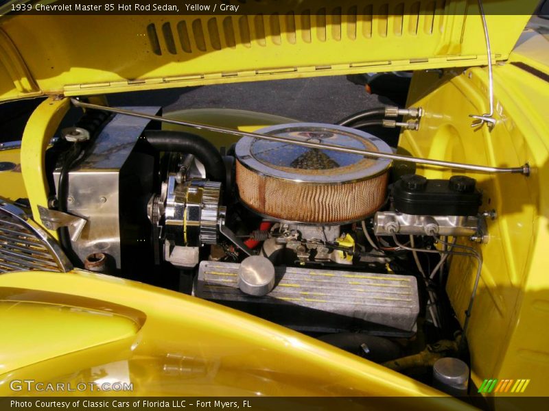 Yellow / Gray 1939 Chevrolet Master 85 Hot Rod Sedan