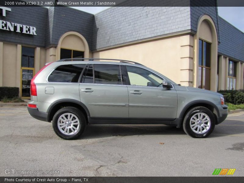 Willow Green Metallic / Sandstone 2008 Volvo XC90 3.2 AWD