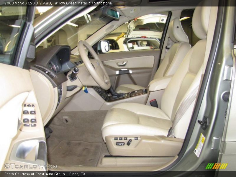 Willow Green Metallic / Sandstone 2008 Volvo XC90 3.2 AWD