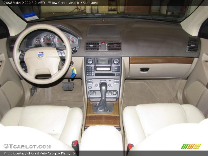 Willow Green Metallic / Sandstone 2008 Volvo XC90 3.2 AWD