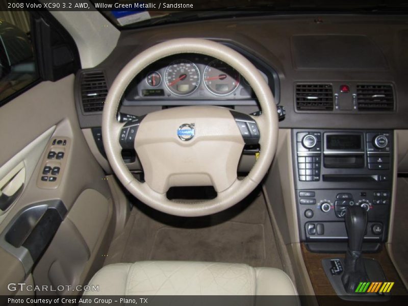 Willow Green Metallic / Sandstone 2008 Volvo XC90 3.2 AWD