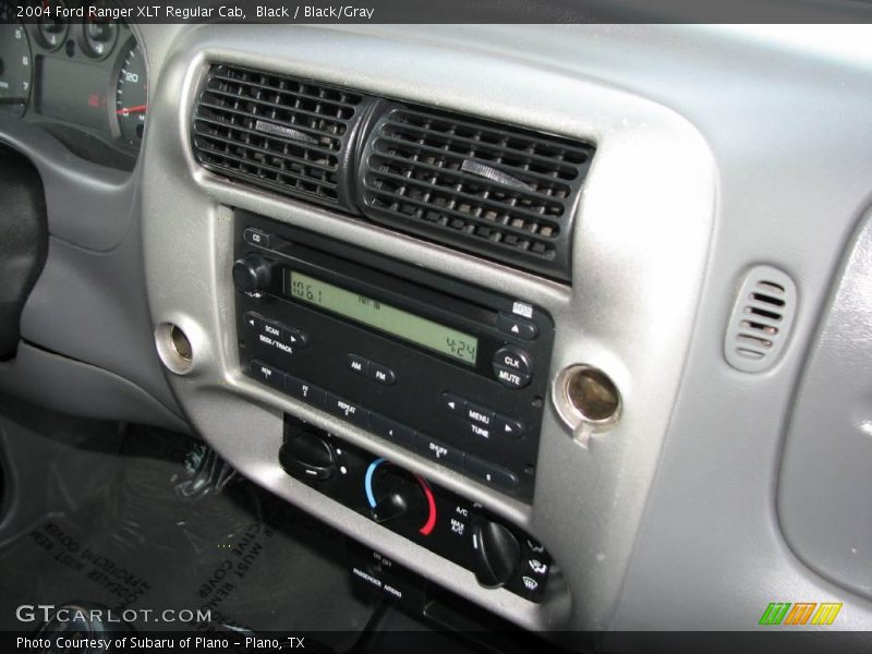 Black / Black/Gray 2004 Ford Ranger XLT Regular Cab