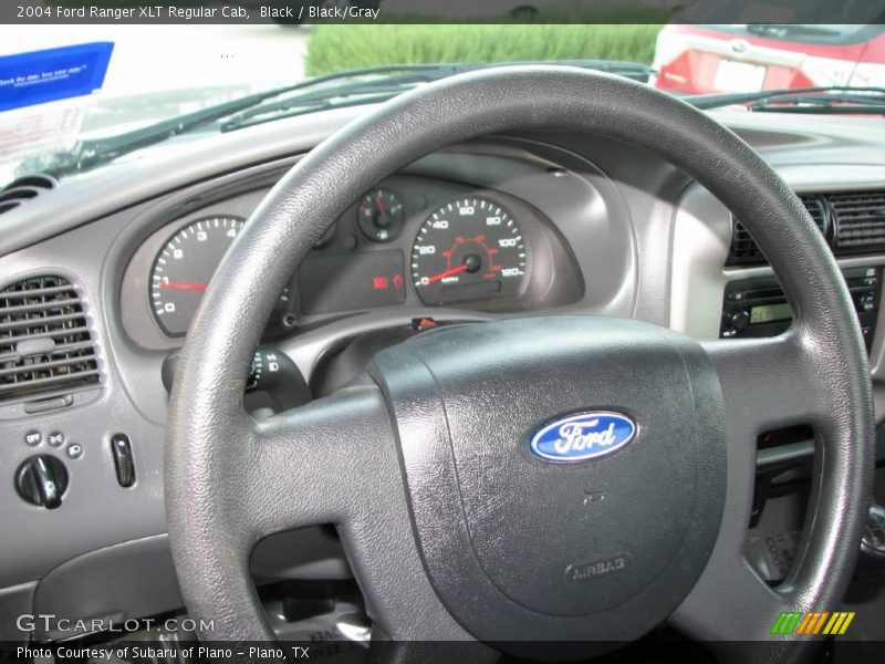 Black / Black/Gray 2004 Ford Ranger XLT Regular Cab