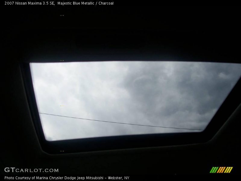 Majestic Blue Metallic / Charcoal 2007 Nissan Maxima 3.5 SE