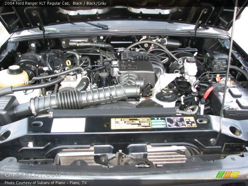 Black / Black/Gray 2004 Ford Ranger XLT Regular Cab