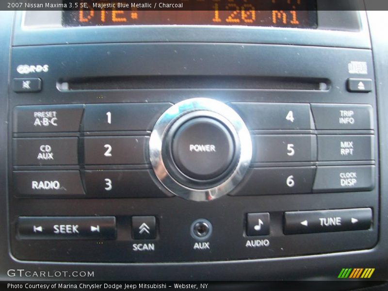 Majestic Blue Metallic / Charcoal 2007 Nissan Maxima 3.5 SE