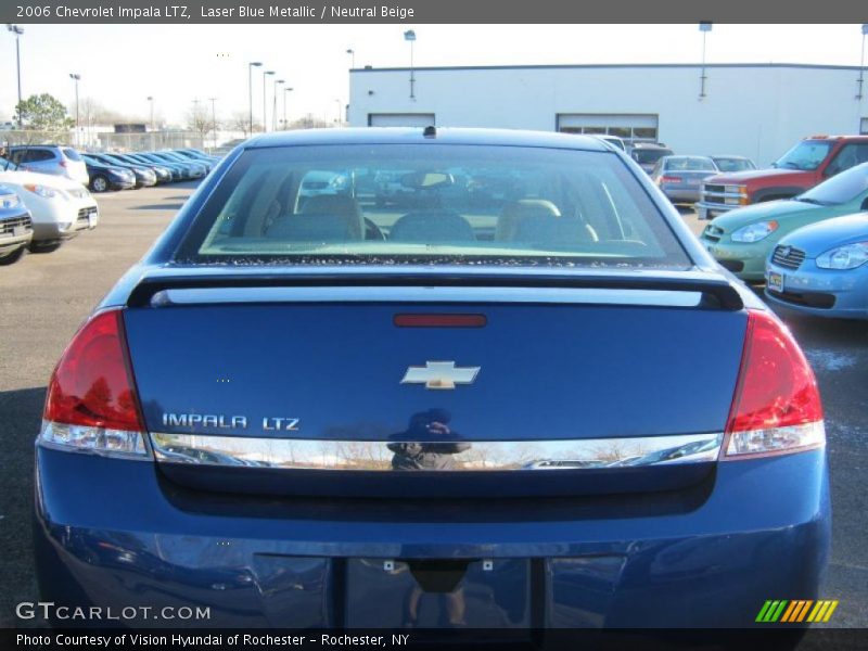 Laser Blue Metallic / Neutral Beige 2006 Chevrolet Impala LTZ