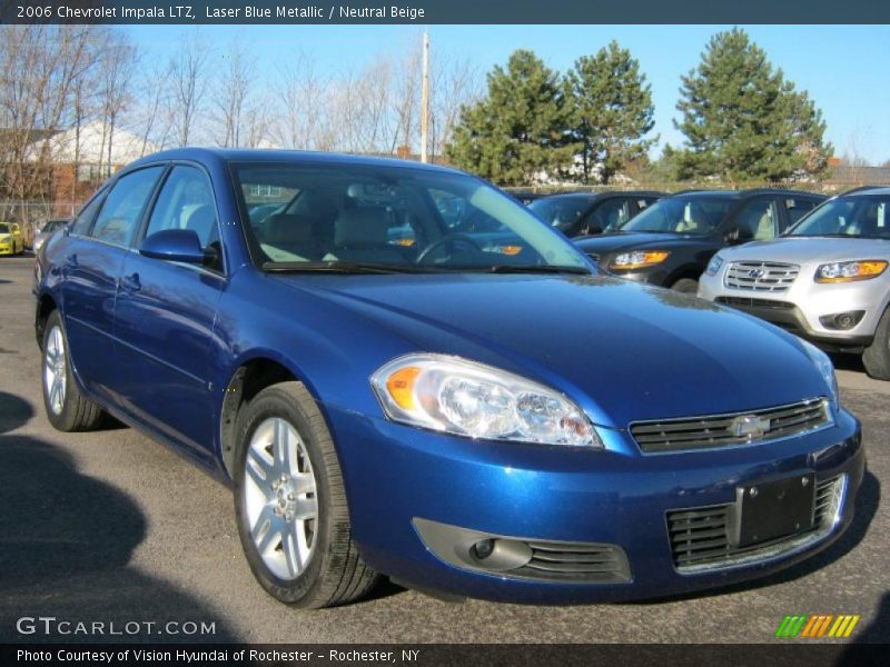 Laser Blue Metallic / Neutral Beige 2006 Chevrolet Impala LTZ