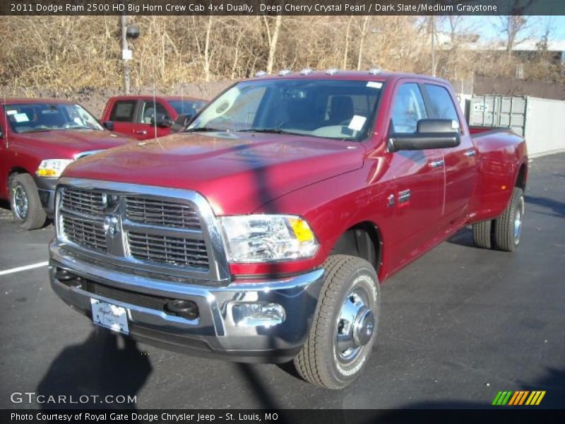 Front 3/4 View of 2011 Ram 2500 HD Big Horn Crew Cab 4x4 Dually