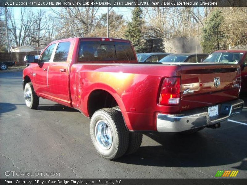 Deep Cherry Crystal Pearl / Dark Slate/Medium Graystone 2011 Dodge Ram 2500 HD Big Horn Crew Cab 4x4 Dually