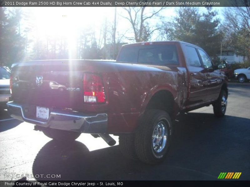 Deep Cherry Crystal Pearl / Dark Slate/Medium Graystone 2011 Dodge Ram 2500 HD Big Horn Crew Cab 4x4 Dually