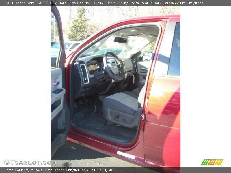 Deep Cherry Crystal Pearl / Dark Slate/Medium Graystone 2011 Dodge Ram 2500 HD Big Horn Crew Cab 4x4 Dually