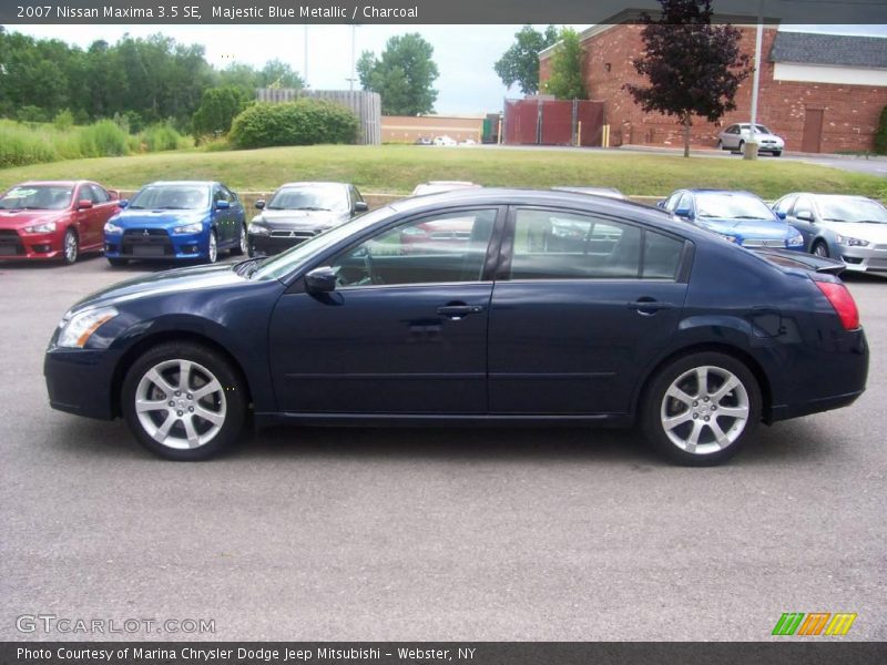 Majestic Blue Metallic / Charcoal 2007 Nissan Maxima 3.5 SE