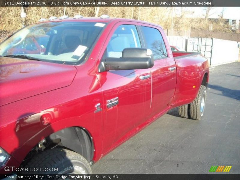 Deep Cherry Crystal Pearl / Dark Slate/Medium Graystone 2011 Dodge Ram 2500 HD Big Horn Crew Cab 4x4 Dually