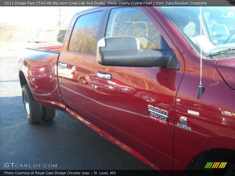 Deep Cherry Crystal Pearl / Dark Slate/Medium Graystone 2011 Dodge Ram 2500 HD Big Horn Crew Cab 4x4 Dually