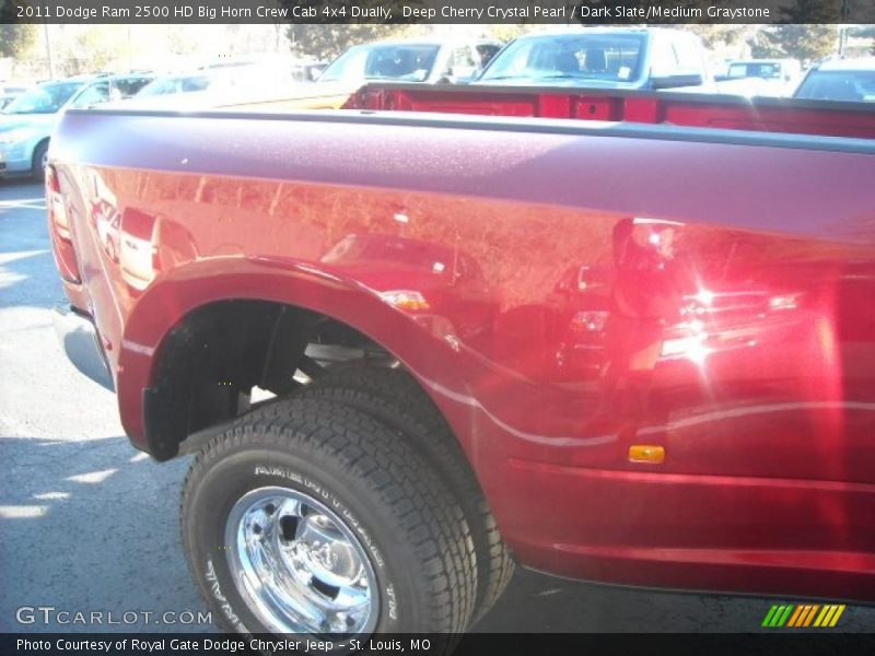 Deep Cherry Crystal Pearl / Dark Slate/Medium Graystone 2011 Dodge Ram 2500 HD Big Horn Crew Cab 4x4 Dually