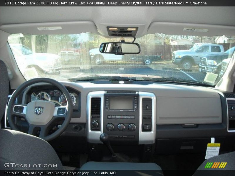 Deep Cherry Crystal Pearl / Dark Slate/Medium Graystone 2011 Dodge Ram 2500 HD Big Horn Crew Cab 4x4 Dually