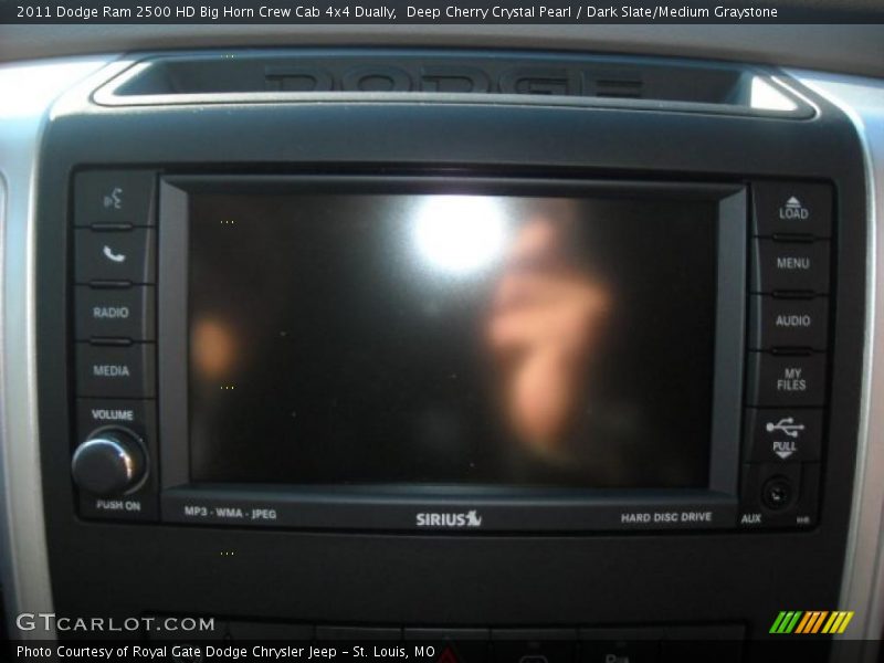 Deep Cherry Crystal Pearl / Dark Slate/Medium Graystone 2011 Dodge Ram 2500 HD Big Horn Crew Cab 4x4 Dually