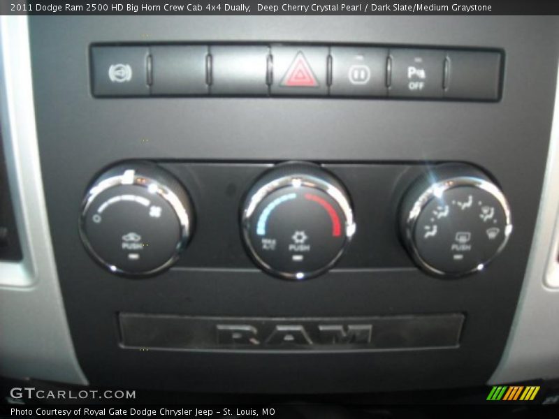 Controls of 2011 Ram 2500 HD Big Horn Crew Cab 4x4 Dually
