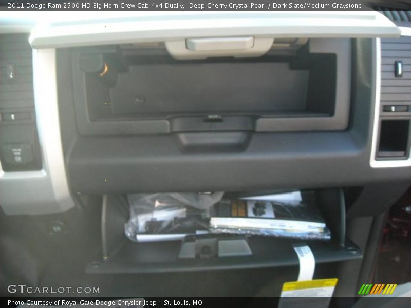 Deep Cherry Crystal Pearl / Dark Slate/Medium Graystone 2011 Dodge Ram 2500 HD Big Horn Crew Cab 4x4 Dually