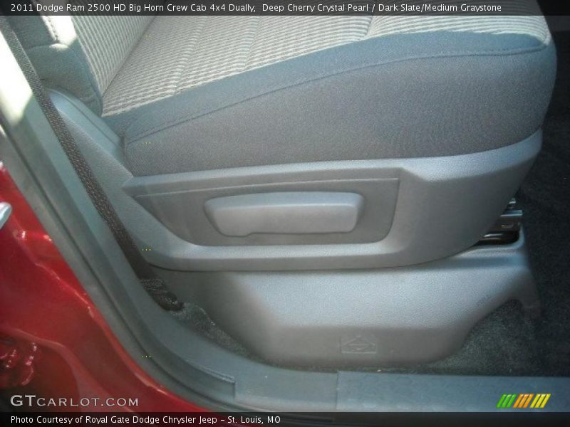 Deep Cherry Crystal Pearl / Dark Slate/Medium Graystone 2011 Dodge Ram 2500 HD Big Horn Crew Cab 4x4 Dually