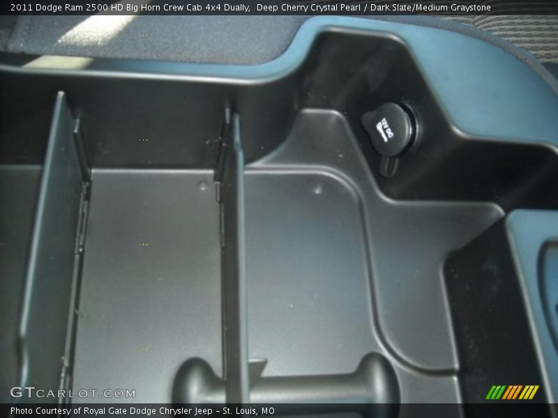 Deep Cherry Crystal Pearl / Dark Slate/Medium Graystone 2011 Dodge Ram 2500 HD Big Horn Crew Cab 4x4 Dually