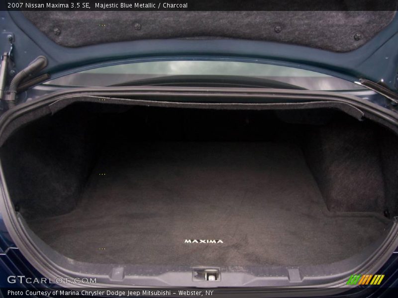 Majestic Blue Metallic / Charcoal 2007 Nissan Maxima 3.5 SE