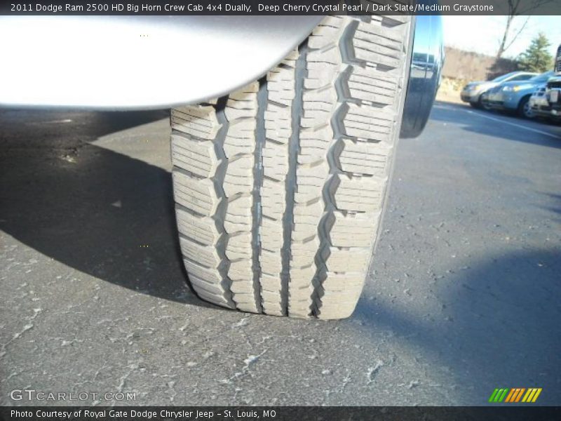 Deep Cherry Crystal Pearl / Dark Slate/Medium Graystone 2011 Dodge Ram 2500 HD Big Horn Crew Cab 4x4 Dually