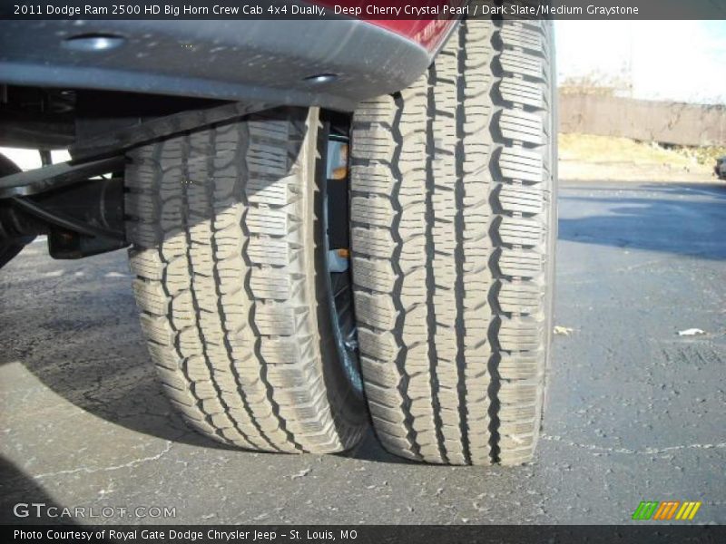 Deep Cherry Crystal Pearl / Dark Slate/Medium Graystone 2011 Dodge Ram 2500 HD Big Horn Crew Cab 4x4 Dually