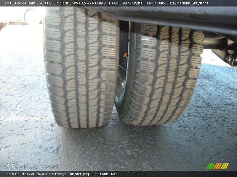 Deep Cherry Crystal Pearl / Dark Slate/Medium Graystone 2011 Dodge Ram 2500 HD Big Horn Crew Cab 4x4 Dually