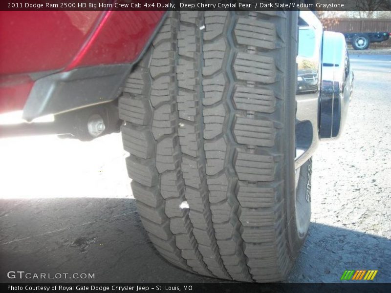 Deep Cherry Crystal Pearl / Dark Slate/Medium Graystone 2011 Dodge Ram 2500 HD Big Horn Crew Cab 4x4 Dually