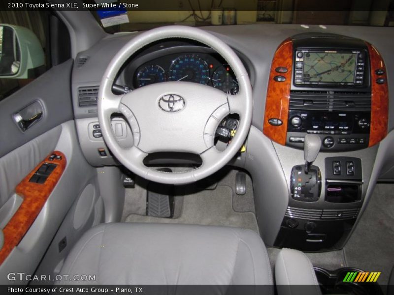 Super White / Stone 2010 Toyota Sienna XLE