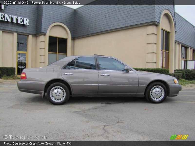 Pewter Pearl Metallic / Stone Beige 2000 Infiniti Q 45