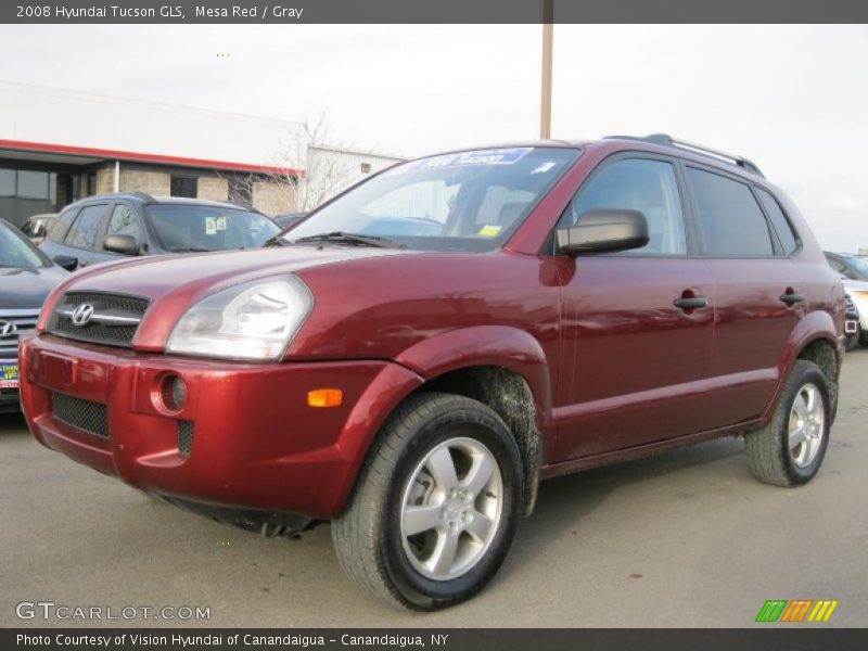 Front 3/4 View of 2008 Tucson GLS