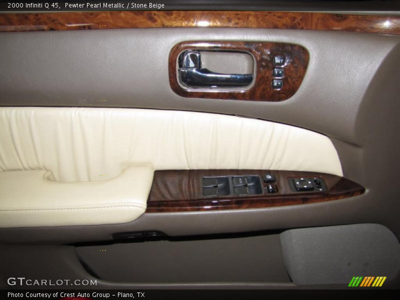 Pewter Pearl Metallic / Stone Beige 2000 Infiniti Q 45