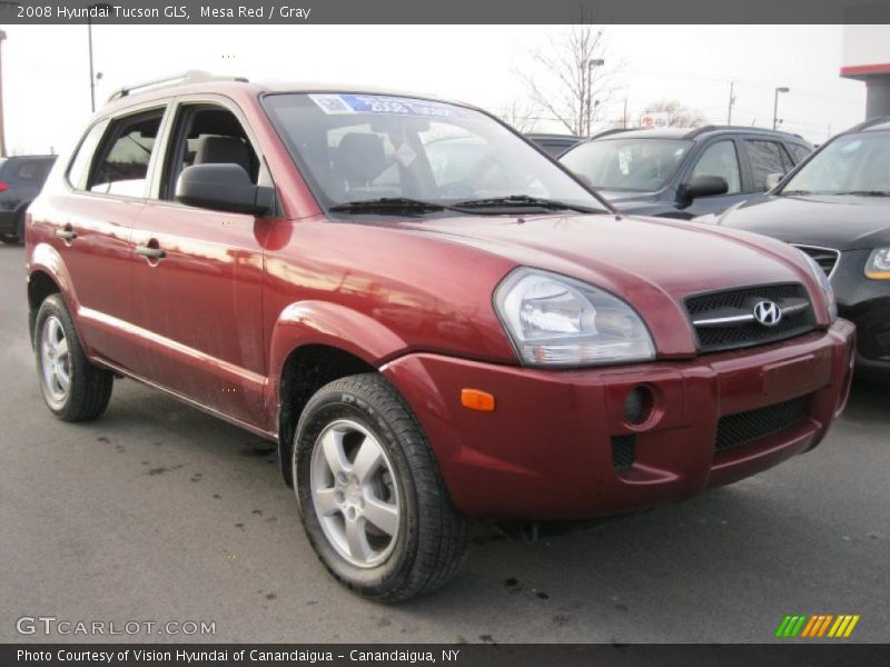 Front 3/4 View of 2008 Tucson GLS