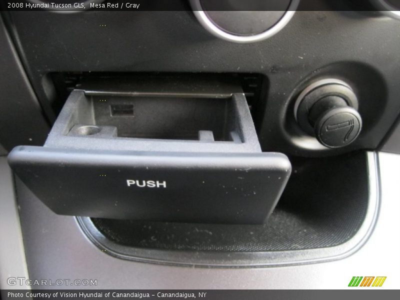 Mesa Red / Gray 2008 Hyundai Tucson GLS