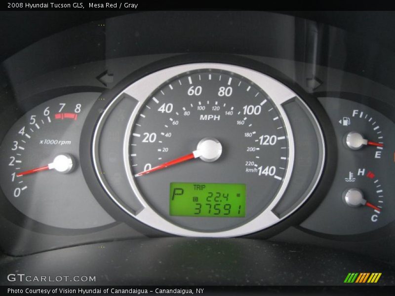  2008 Tucson GLS GLS Gauges