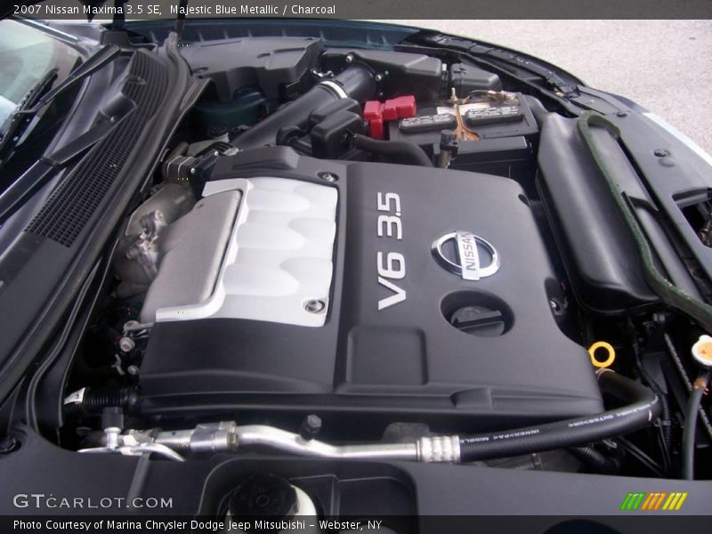 Majestic Blue Metallic / Charcoal 2007 Nissan Maxima 3.5 SE