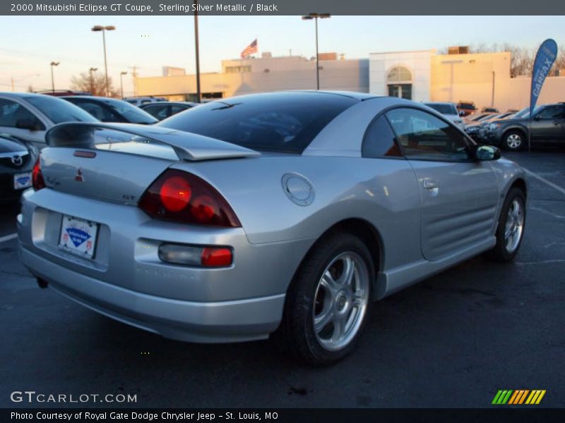 Sterling Silver Metallic / Black 2000 Mitsubishi Eclipse GT Coupe