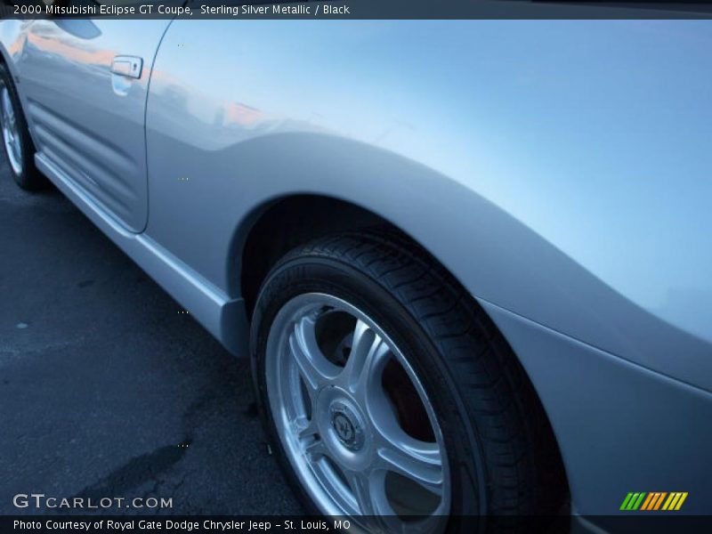 Sterling Silver Metallic / Black 2000 Mitsubishi Eclipse GT Coupe