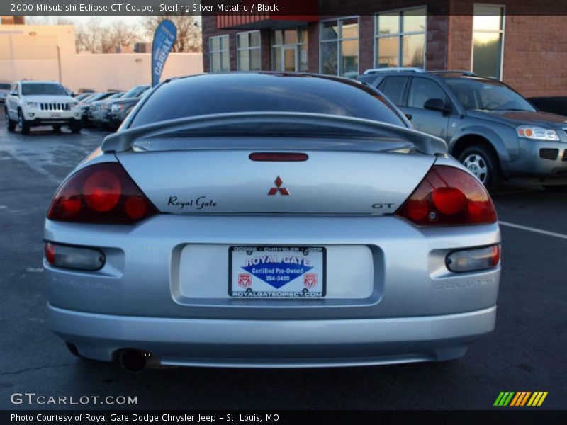 Sterling Silver Metallic / Black 2000 Mitsubishi Eclipse GT Coupe
