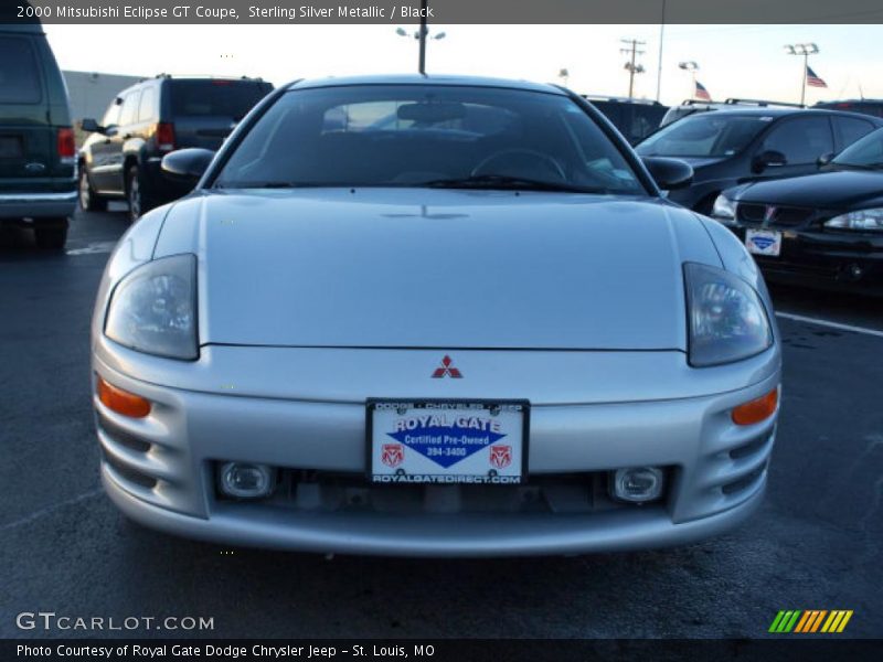Sterling Silver Metallic / Black 2000 Mitsubishi Eclipse GT Coupe