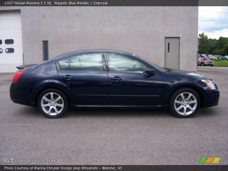 Majestic Blue Metallic / Charcoal 2007 Nissan Maxima 3.5 SE