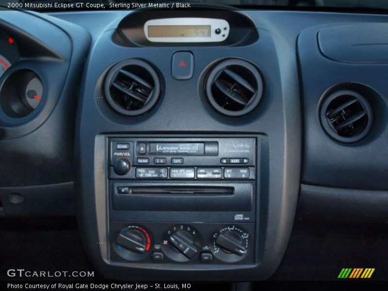 Sterling Silver Metallic / Black 2000 Mitsubishi Eclipse GT Coupe