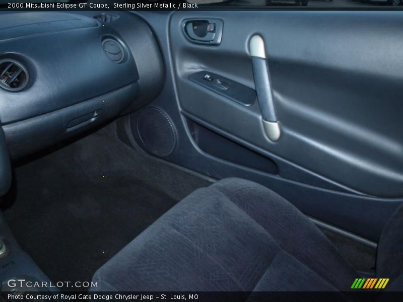 Sterling Silver Metallic / Black 2000 Mitsubishi Eclipse GT Coupe