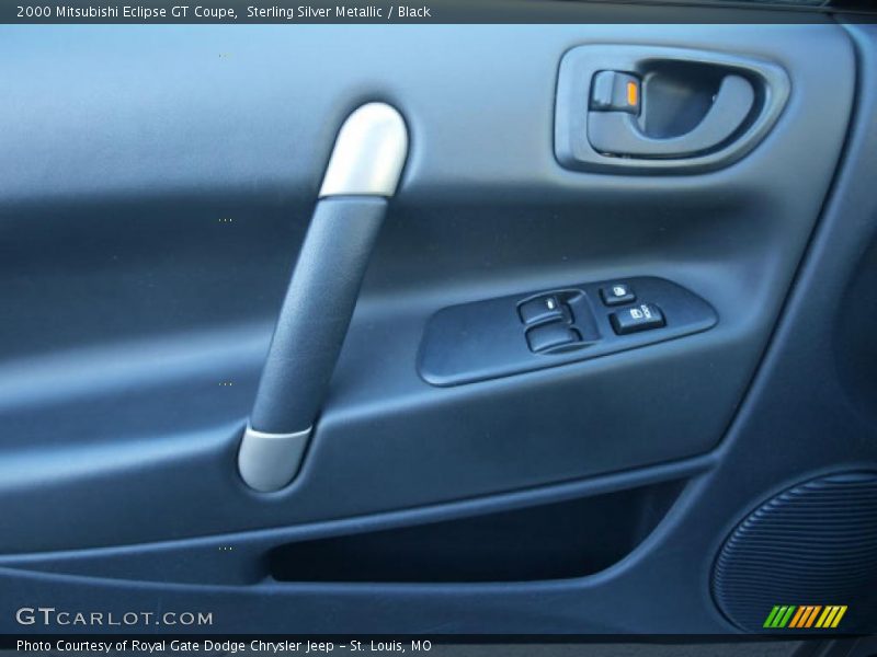 Sterling Silver Metallic / Black 2000 Mitsubishi Eclipse GT Coupe