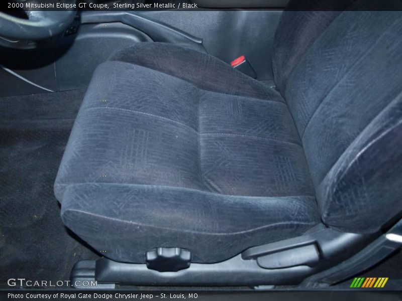Sterling Silver Metallic / Black 2000 Mitsubishi Eclipse GT Coupe